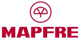 logotipo de mapfre en rojo